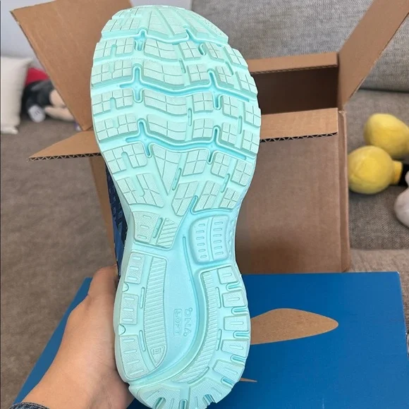Brooks Ghost 13 Women's Shoes - Blue and Black - Picture 5 of 8